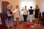 Wręczenie aktów mianowania nowo mianowanym nauczycielom oraz nominacji nowym dyrektorom w Gminie Małkinia Górna